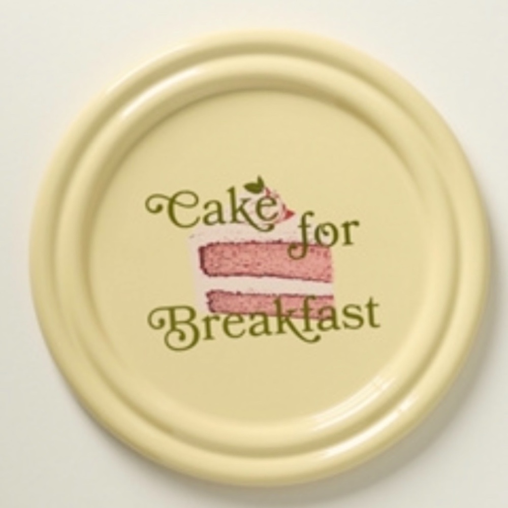 ♦️NWT Anthropology Cake for breakfast Dessert plate